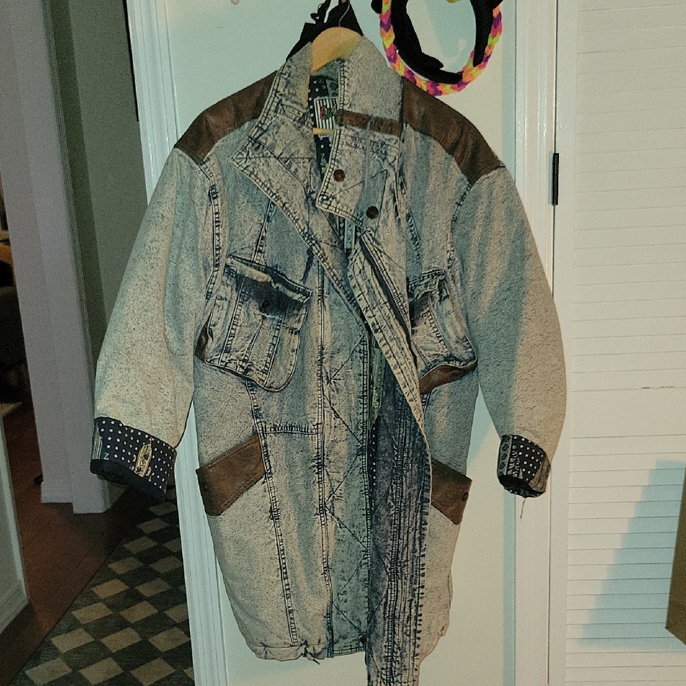 Vintage Oversized Large Denim Jacket